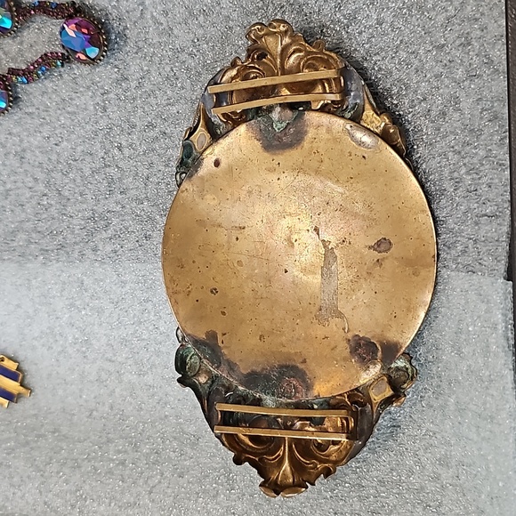 Massive Vintage Ornate Art Nouveau Belt Buckle - Picture 5 of 8